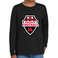 Youth Heavy Cotton 100% Cotton Long Sleeve T Shirt Thumbnail