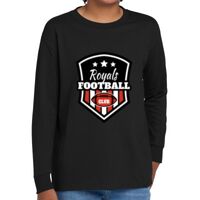 Youth Heavy Cotton 100% Cotton Long Sleeve T Shirt Thumbnail