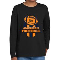 Youth Heavy Cotton 100% Cotton Long Sleeve T Shirt Thumbnail