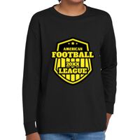 Youth Heavy Cotton 100% Cotton Long Sleeve T Shirt Thumbnail