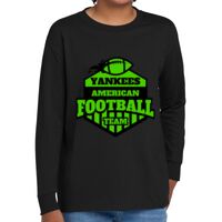 Youth Heavy Cotton 100% Cotton Long Sleeve T Shirt Thumbnail