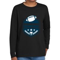 Youth Heavy Cotton 100% Cotton Long Sleeve T Shirt Thumbnail