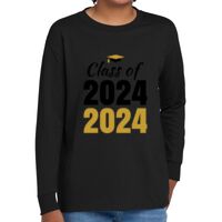 Youth Heavy Cotton 100% Cotton Long Sleeve T Shirt Thumbnail