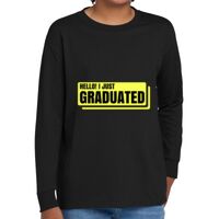 Youth Heavy Cotton 100% Cotton Long Sleeve T Shirt Thumbnail