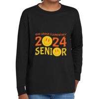 Youth Heavy Cotton 100% Cotton Long Sleeve T Shirt Thumbnail