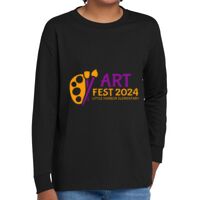 Youth Heavy Cotton 100% Cotton Long Sleeve T Shirt Thumbnail