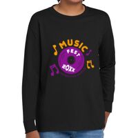 Youth Heavy Cotton 100% Cotton Long Sleeve T Shirt Thumbnail