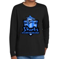 Youth Heavy Cotton 100% Cotton Long Sleeve T Shirt Thumbnail