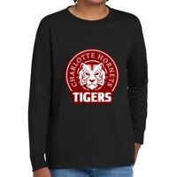 Youth Heavy Cotton 100% Cotton Long Sleeve T Shirt Thumbnail