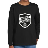 Youth Heavy Cotton 100% Cotton Long Sleeve T Shirt Thumbnail