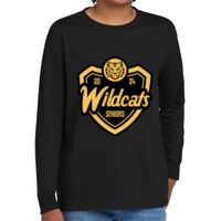 Youth Heavy Cotton 100% Cotton Long Sleeve T Shirt Thumbnail