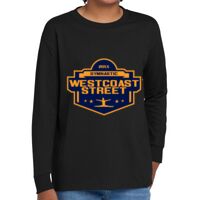 Youth Heavy Cotton 100% Cotton Long Sleeve T Shirt Thumbnail