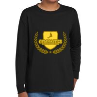 Youth Heavy Cotton 100% Cotton Long Sleeve T Shirt Thumbnail