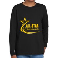 Youth Heavy Cotton 100% Cotton Long Sleeve T Shirt Thumbnail