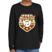 Youth Heavy Cotton 100% Cotton Long Sleeve T Shirt Thumbnail