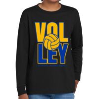 Youth Heavy Cotton 100% Cotton Long Sleeve T Shirt Thumbnail