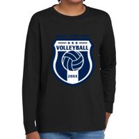 Youth Heavy Cotton 100% Cotton Long Sleeve T Shirt Thumbnail