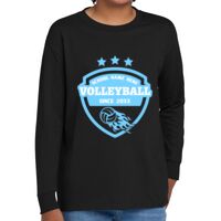 Youth Heavy Cotton 100% Cotton Long Sleeve T Shirt Thumbnail