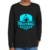 Youth Heavy Cotton 100% Cotton Long Sleeve T Shirt Thumbnail