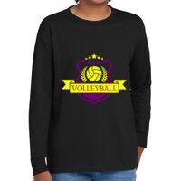 Youth Heavy Cotton 100% Cotton Long Sleeve T Shirt Thumbnail