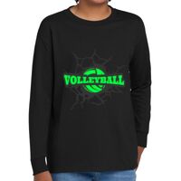 Youth Heavy Cotton 100% Cotton Long Sleeve T Shirt Thumbnail