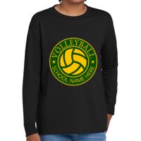 Youth Heavy Cotton 100% Cotton Long Sleeve T Shirt Thumbnail