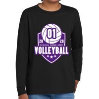 Youth Heavy Cotton 100% Cotton Long Sleeve T Shirt Thumbnail