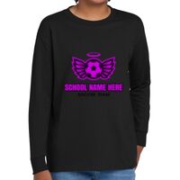 Youth Heavy Cotton 100% Cotton Long Sleeve T Shirt Thumbnail