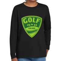 Youth Heavy Cotton 100% Cotton Long Sleeve T Shirt Thumbnail