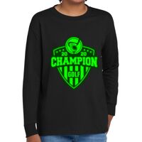 Youth Heavy Cotton 100% Cotton Long Sleeve T Shirt Thumbnail