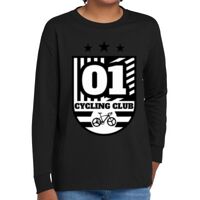 Youth Heavy Cotton 100% Cotton Long Sleeve T Shirt Thumbnail