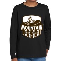 Youth Heavy Cotton 100% Cotton Long Sleeve T Shirt Thumbnail