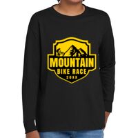 Youth Heavy Cotton 100% Cotton Long Sleeve T Shirt Thumbnail