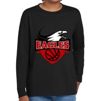 Youth Heavy Cotton 100% Cotton Long Sleeve T Shirt Thumbnail