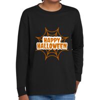 Youth Heavy Cotton 100% Cotton Long Sleeve T Shirt Thumbnail
