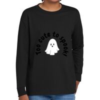 Youth Heavy Cotton 100% Cotton Long Sleeve T Shirt Thumbnail