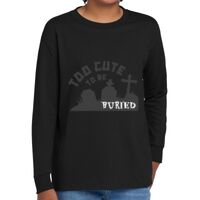 Youth Heavy Cotton 100% Cotton Long Sleeve T Shirt Thumbnail