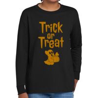 Youth Heavy Cotton 100% Cotton Long Sleeve T Shirt Thumbnail