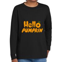 Youth Heavy Cotton 100% Cotton Long Sleeve T Shirt Thumbnail