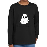 Youth Heavy Cotton 100% Cotton Long Sleeve T Shirt Thumbnail