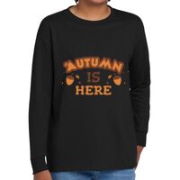 Youth Heavy Cotton 100% Cotton Long Sleeve T Shirt Thumbnail