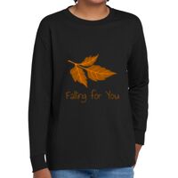 Youth Heavy Cotton 100% Cotton Long Sleeve T Shirt Thumbnail