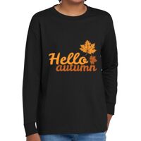 Youth Heavy Cotton 100% Cotton Long Sleeve T Shirt Thumbnail