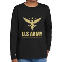 Youth Heavy Cotton 100% Cotton Long Sleeve T Shirt Thumbnail