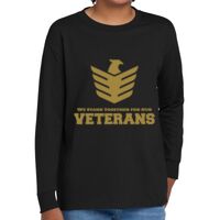 Youth Heavy Cotton 100% Cotton Long Sleeve T Shirt Thumbnail