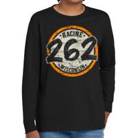 Youth Heavy Cotton 100% Cotton Long Sleeve T Shirt Thumbnail