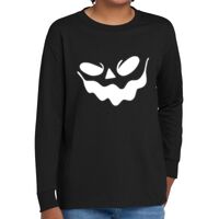 Youth Heavy Cotton 100% Cotton Long Sleeve T Shirt Thumbnail