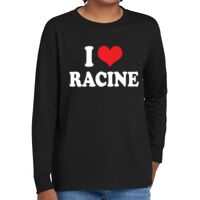 Youth Heavy Cotton 100% Cotton Long Sleeve T Shirt Thumbnail