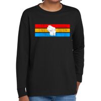 Youth Heavy Cotton 100% Cotton Long Sleeve T Shirt Thumbnail