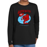 Youth Heavy Cotton 100% Cotton Long Sleeve T Shirt Thumbnail